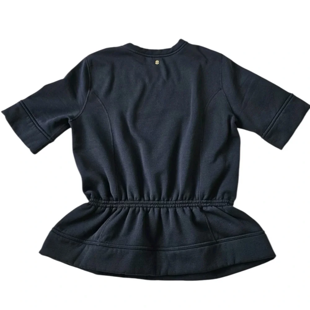 LULULEMON Peplum Pullover Top in Inkwell Navy Size Medium